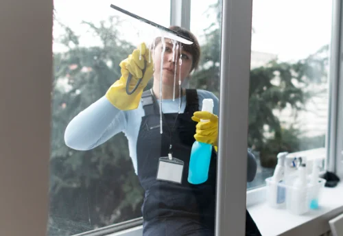 Nettoyage de vitres intérieures et extérieures à Gerbaix